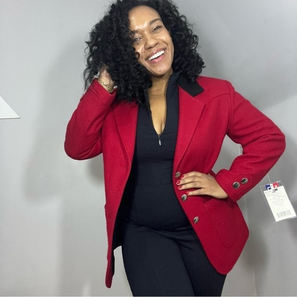 NWT Vintage Red Blazer Jacket Made in Albuquerque Southwestern Western Pioneer - Picture 9 of 14